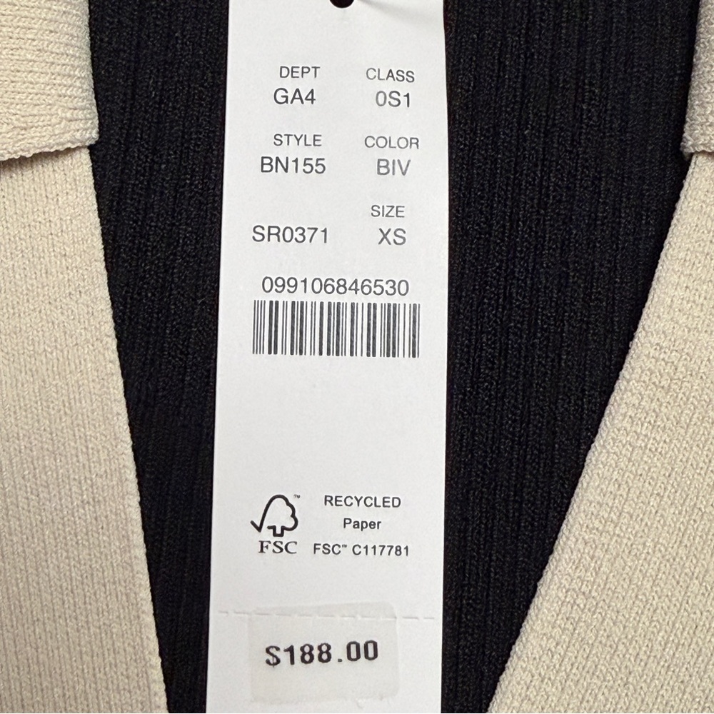 J.Crew Contrast mini sweater-dress in Supersculpt yarn Size XS - Picture 6 of 16